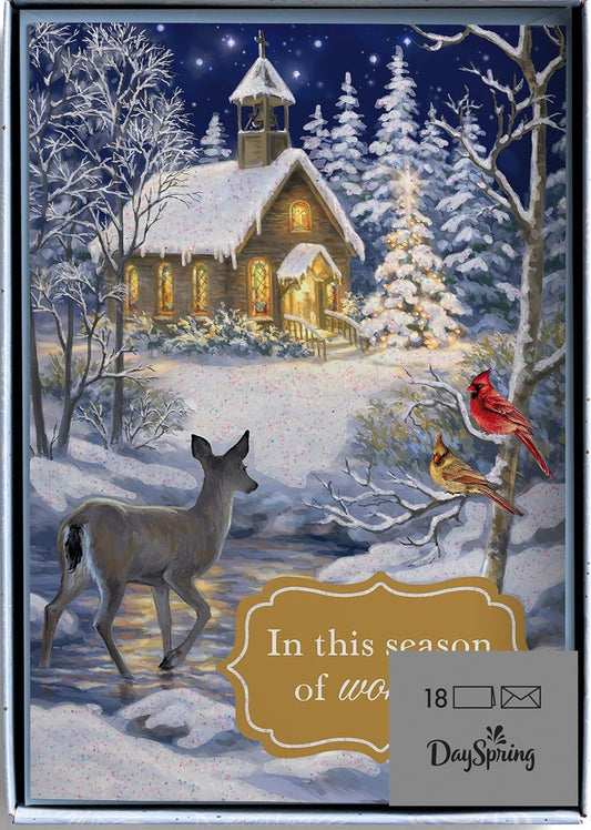 18 Pack of Christmas Cards-In This Season of Wonder
