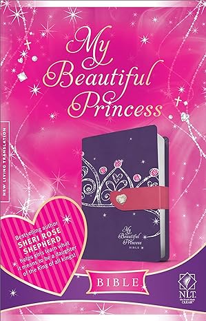 My Beautiful Princess Bible NLT, TuTone (LeatherLike, Purple Crown)