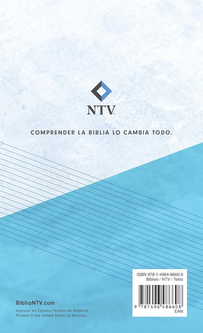 Biblia económica NTV, Edición semilla (Tapa rústica, Azul) (Spanish Edition)