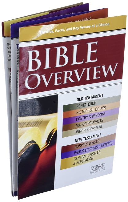 PAMPHLET- Bible Overview: Know Themes, Facts, and Key Verses at a Glance