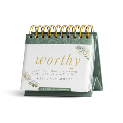 Worthy: 366 Mindful Moments to Bring Clarity and Peace to Your Day - Perpetual Calendar