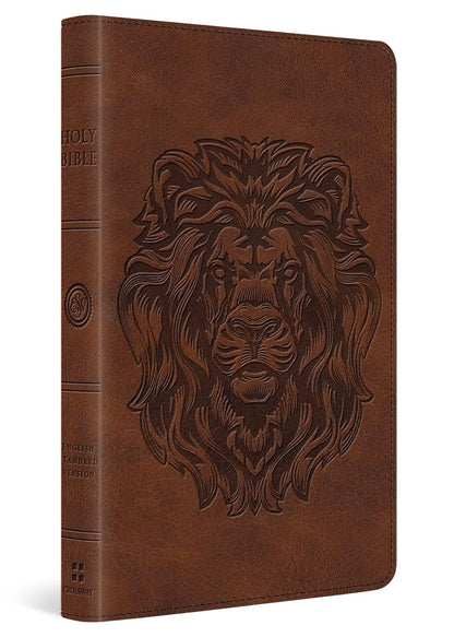ESV Thinline Bible Royal Lion Brown