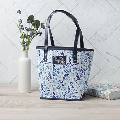 Canvas Shopping Tote Bag for Women: Trust in the Lord