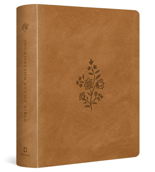 ESV Journaling Study Bible (TruTone over Board, Nubuck Caramel)