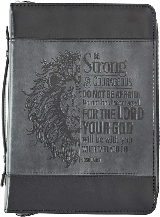 Bible Cover Be Strong and Courageous - Joshua 1:9