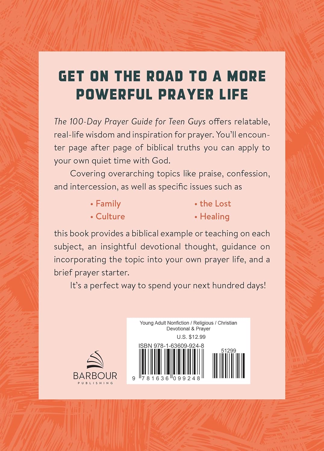 The 100-Day Prayer Guide for Teen Guys