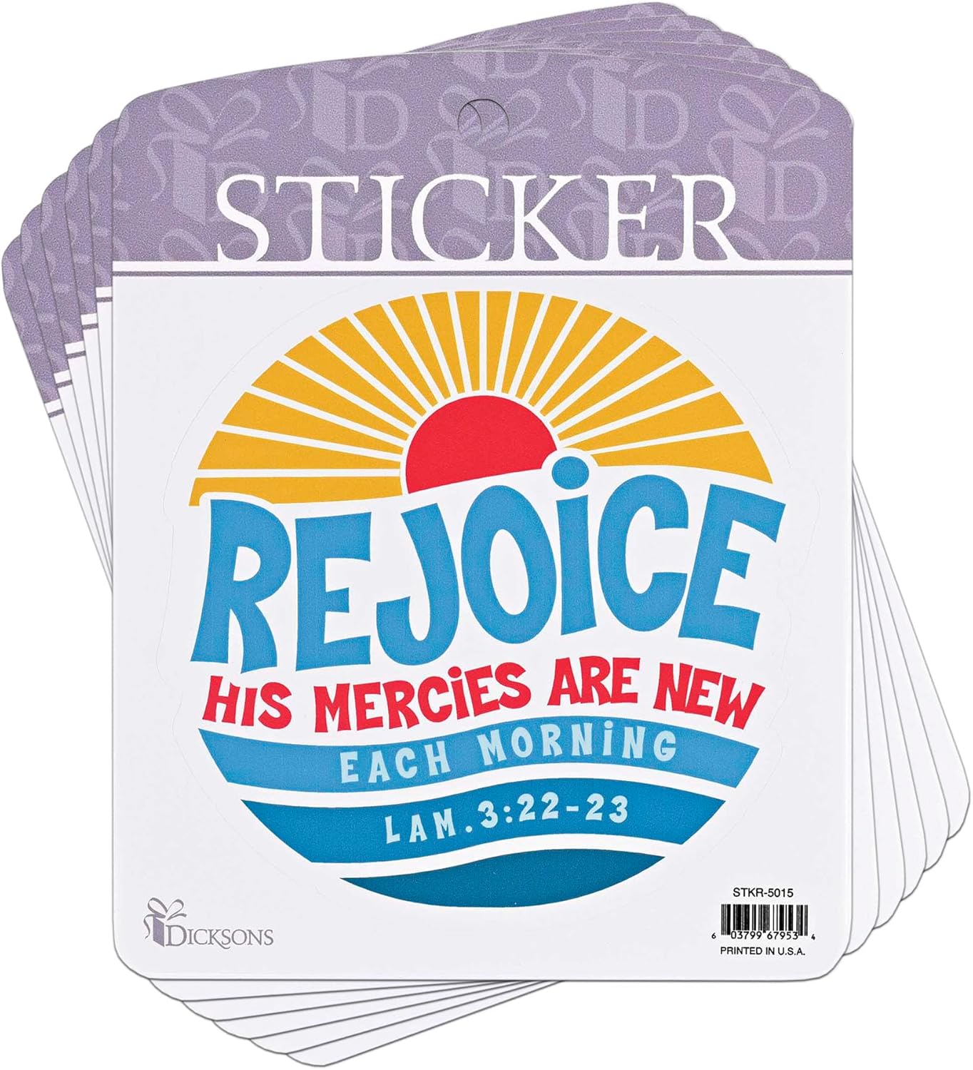 Stickers Rejoice His Mercies are New