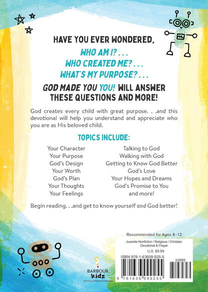 God Made You You!: Devotions for Boys