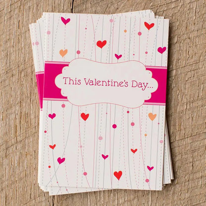 Valentine's Day - Valentine's Prayers - 10 Note Cards & Envelopes