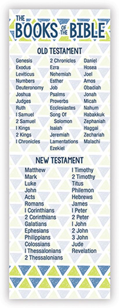 BOOKMARK-BOOKS OF THE BIBLE