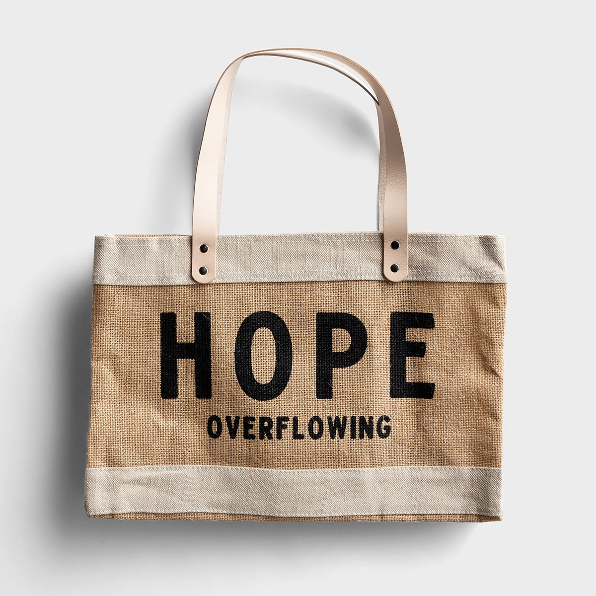Hope Overflowing - Market Jute Tote Bag