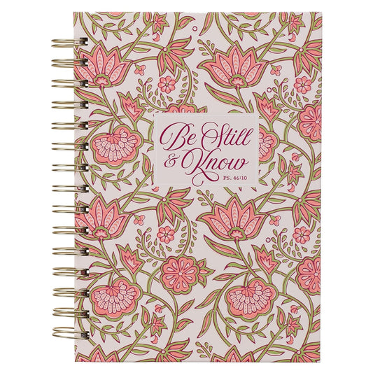 Journal, Be Still & Know Wide Ruled Notebook, Psalm 46:10