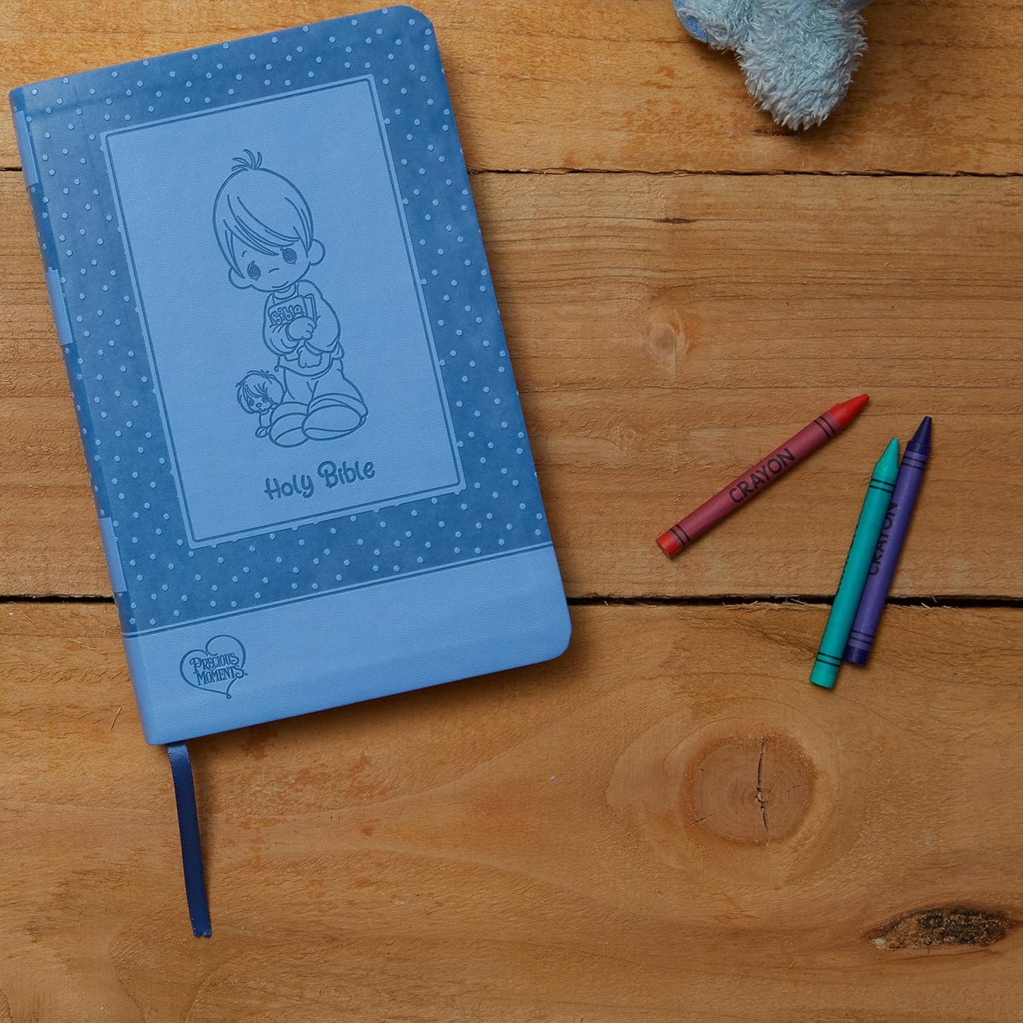 ICB, Precious Moments Bible, Leathersoft, Blue: International Children's Bible