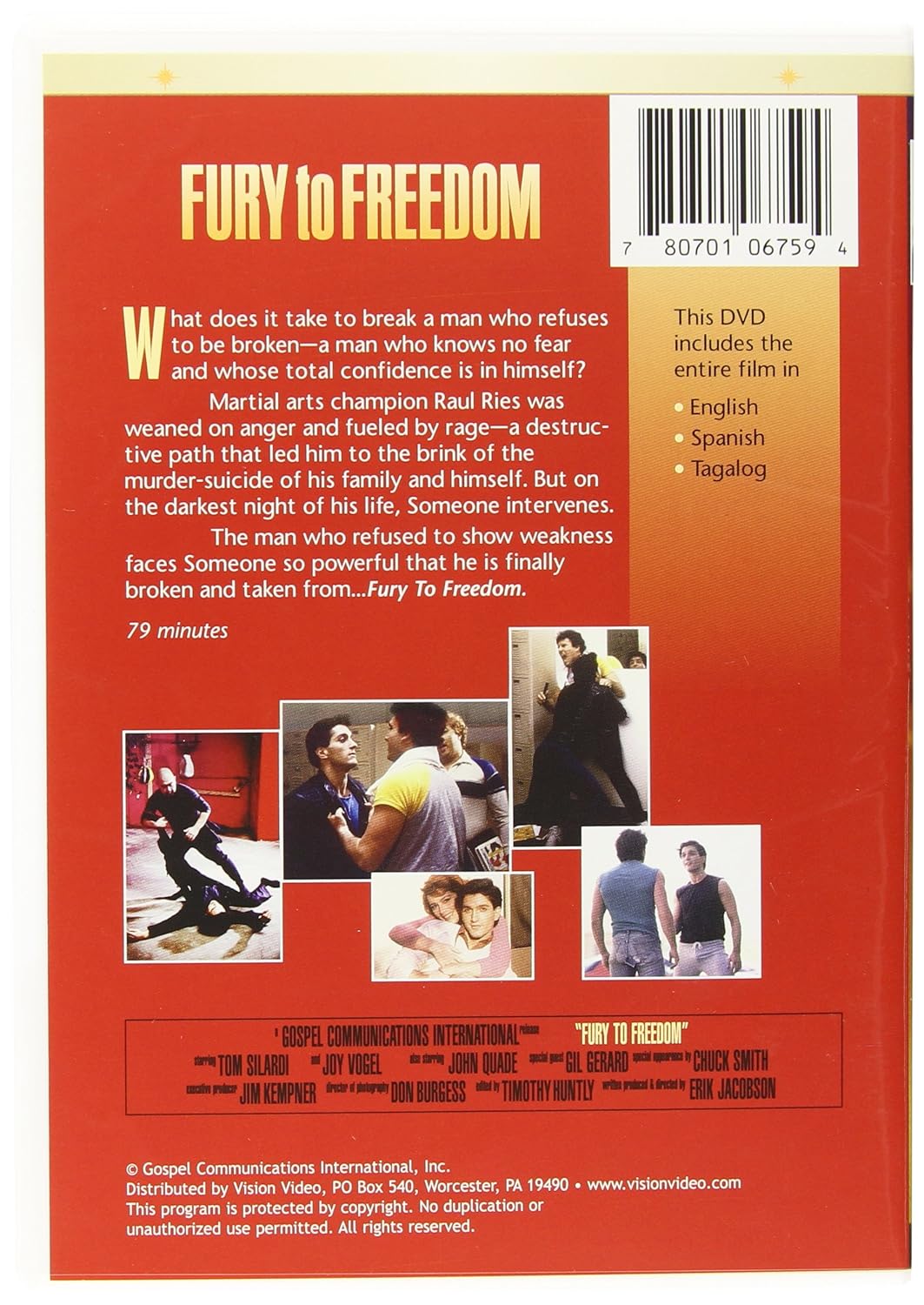 Fury to Freedom DVD