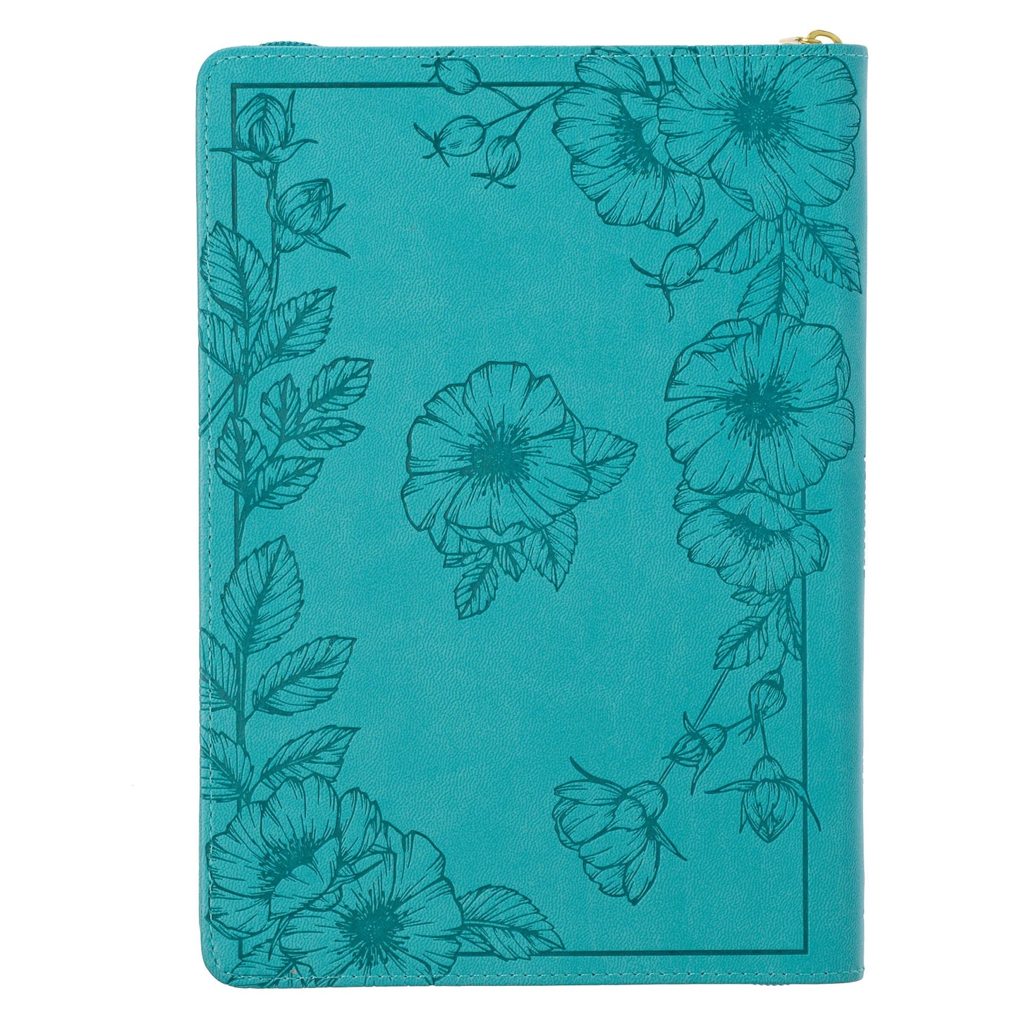 Strength & Dignity Proverbs 31:25 Bible Verse Teal Floral Inspirational