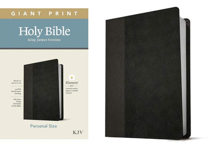 KJV Personal Size Giant Print Bible, Filament Enabled, Black