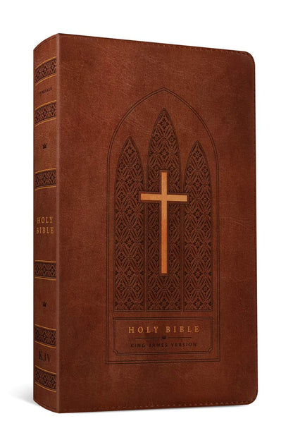 KJV Thinline Reference Bible, Filament Enabled, Brown