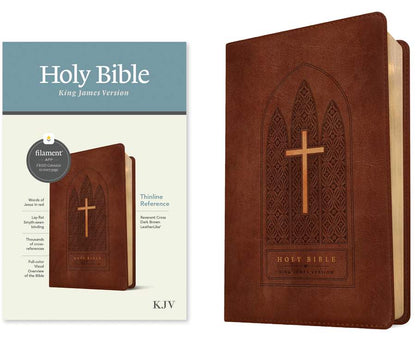 KJV Thinline Reference Bible, Filament Enabled, Brown