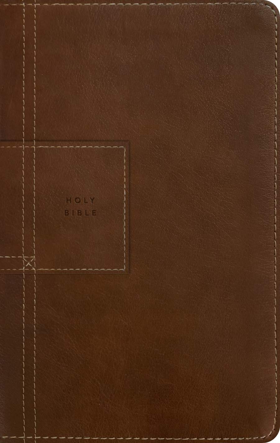 NLT Thinline Reference Zipper Bible, Filament Enabled LeatherLike, Indexed, Atlas Rustic Brown, Red Letter