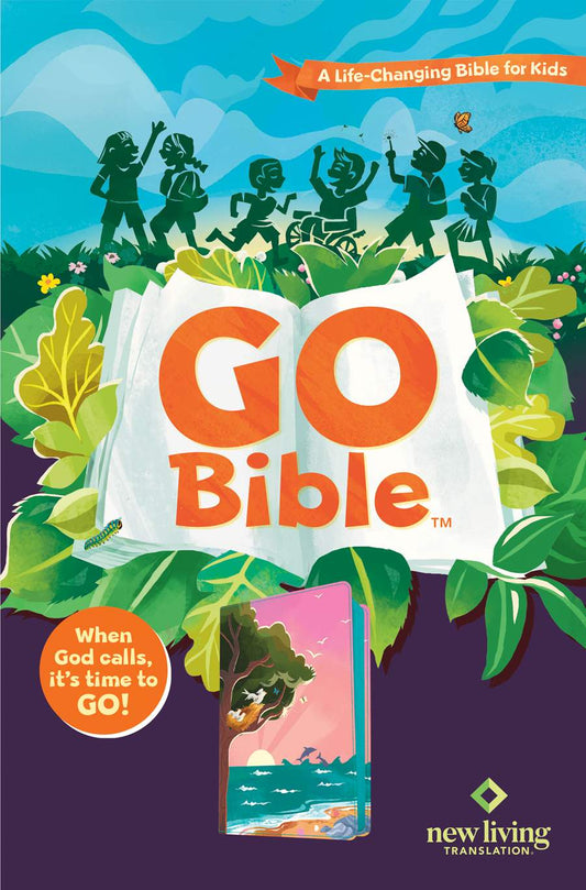 NLT Go Bible for Kids (LeatherLike, Beach Sunrise)