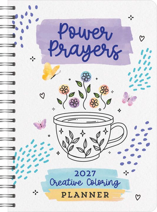 2027 Power Prayers Creative Coloring Planner
