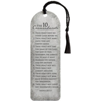 BOOKMARK-10 COMMANDMENTS