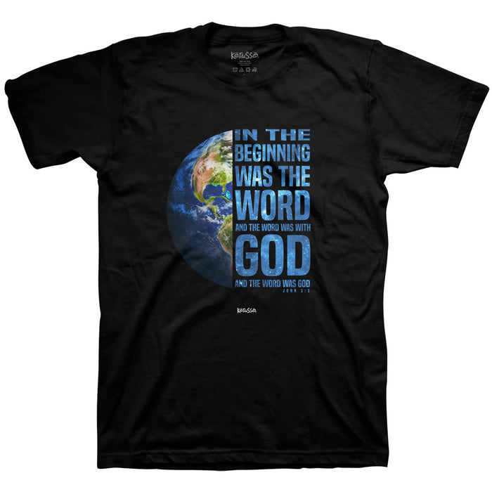 Kerusso Christian T-Shirt In The Beginning God Created