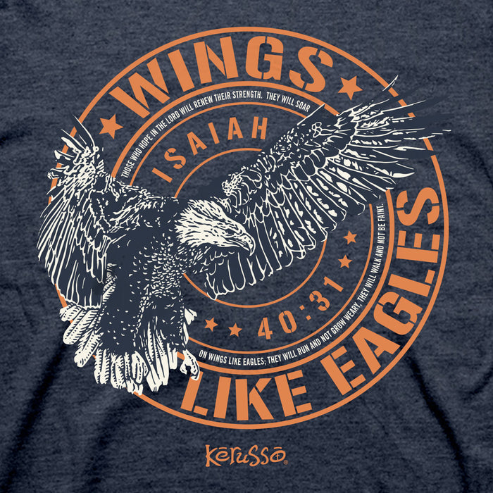 Kerusso Christian T-Shirt Soar On Wings Like Eagles