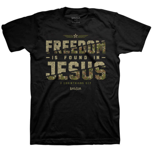 Kerusso Christian T-Shirt Freedom In Jesus 2 Corinthians 3:17