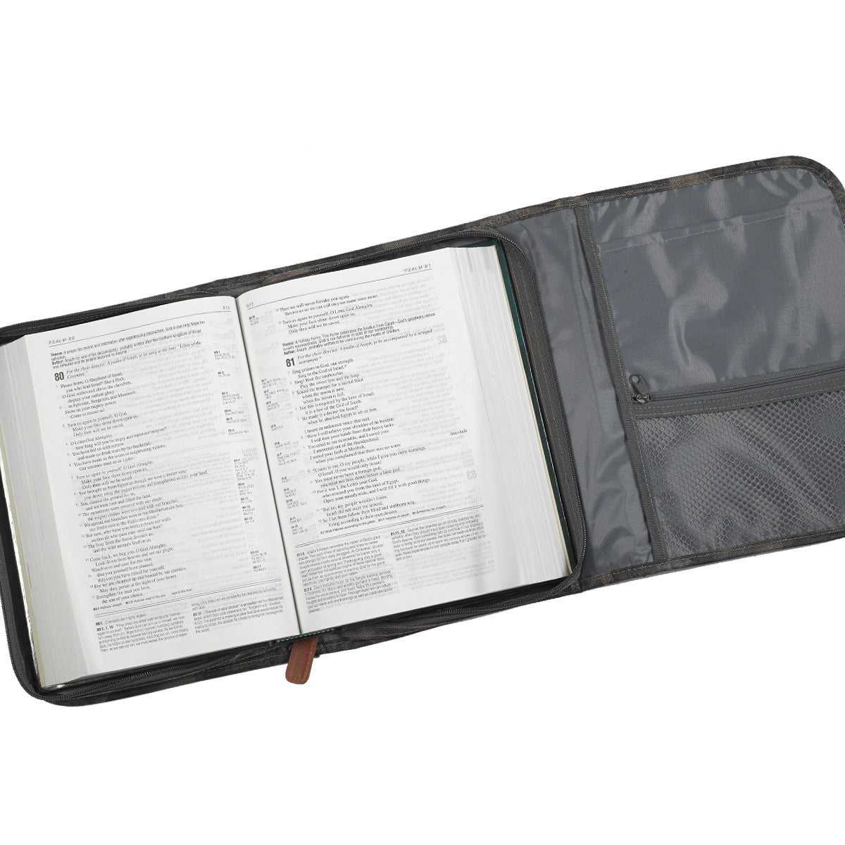 Real Tree Camouflage Print Trifold Organizer Bible Cover
