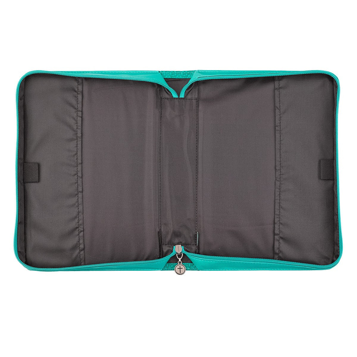 Grace Butterfly Blessings Teal Faux Leather Fashion Bible Cover - Ephesians 2:8