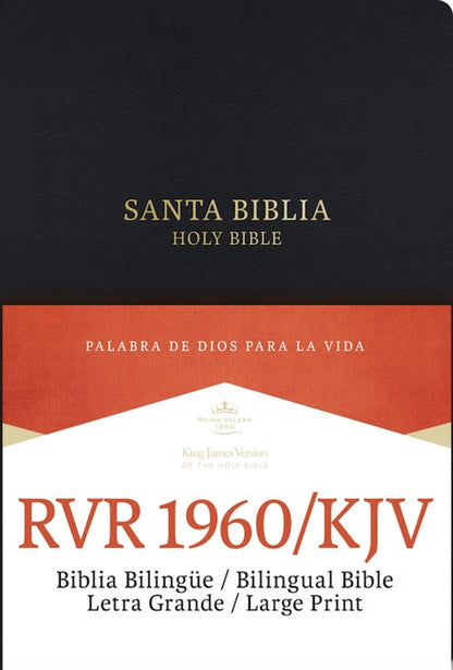 RVR 1960/KJV Biblia Bilingüe Letra Grande, negro tapa dura (Spanish Edition)