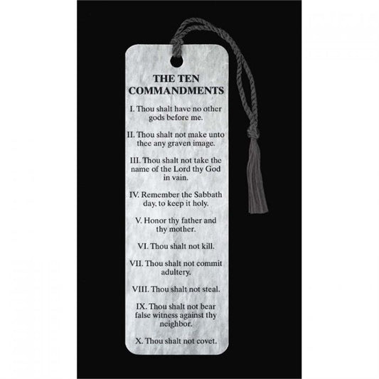 10 Commandments Tassel Bookmark