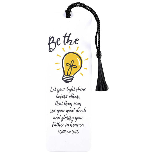 TASSEL BOOKMARK CROSS BE THE LIGHT