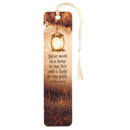 BOOKMARK-YOUR WORD IS A LAMP TASSEL