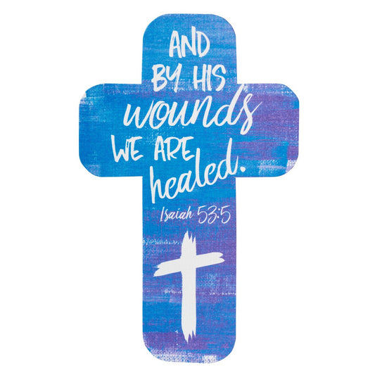 By His Wounds We Are Healed Cross Bookmark - Isaiah 53:5