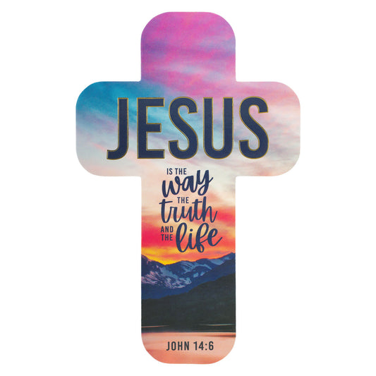 Way Truth and Life Cross Bookmark - John 14:6