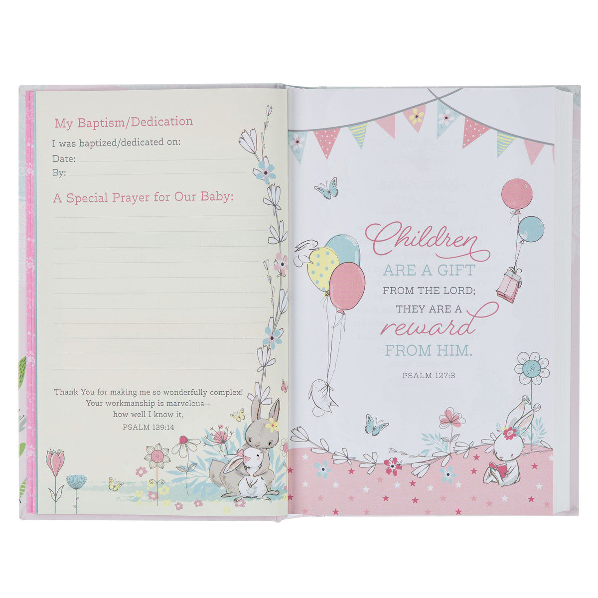 NLT Holy Bible for Baby Girls