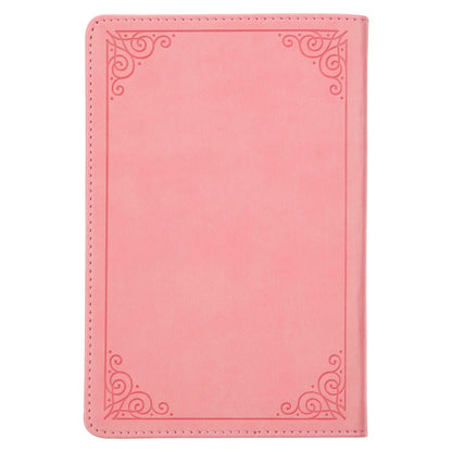 Look Up, Girl! Pink Faux Leather Devotional