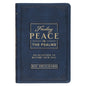 Finding Peace in the Psalms Navy Blue Faux Leather Daily Devotional