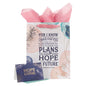 I Know the Plans Large Portrait Gift Bag with Card Set - Jeremiah 29:11