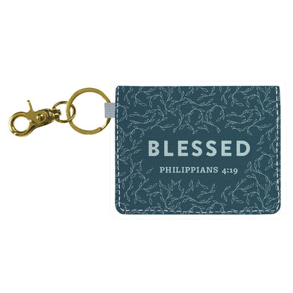 grace & truth Blessed Keychain ID Case