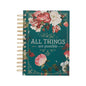 With God All Things Large Hardcover Notebook