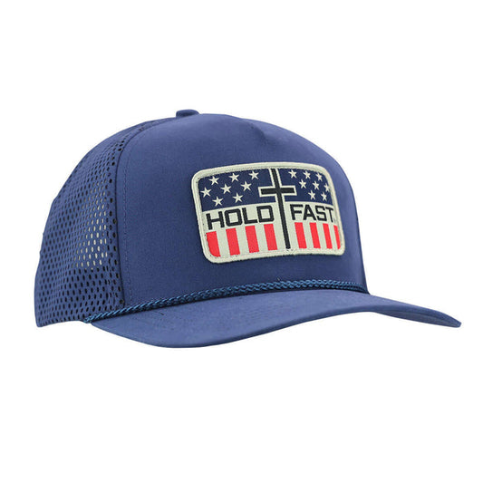 HOLD FAST Mens Cap Flag Patch