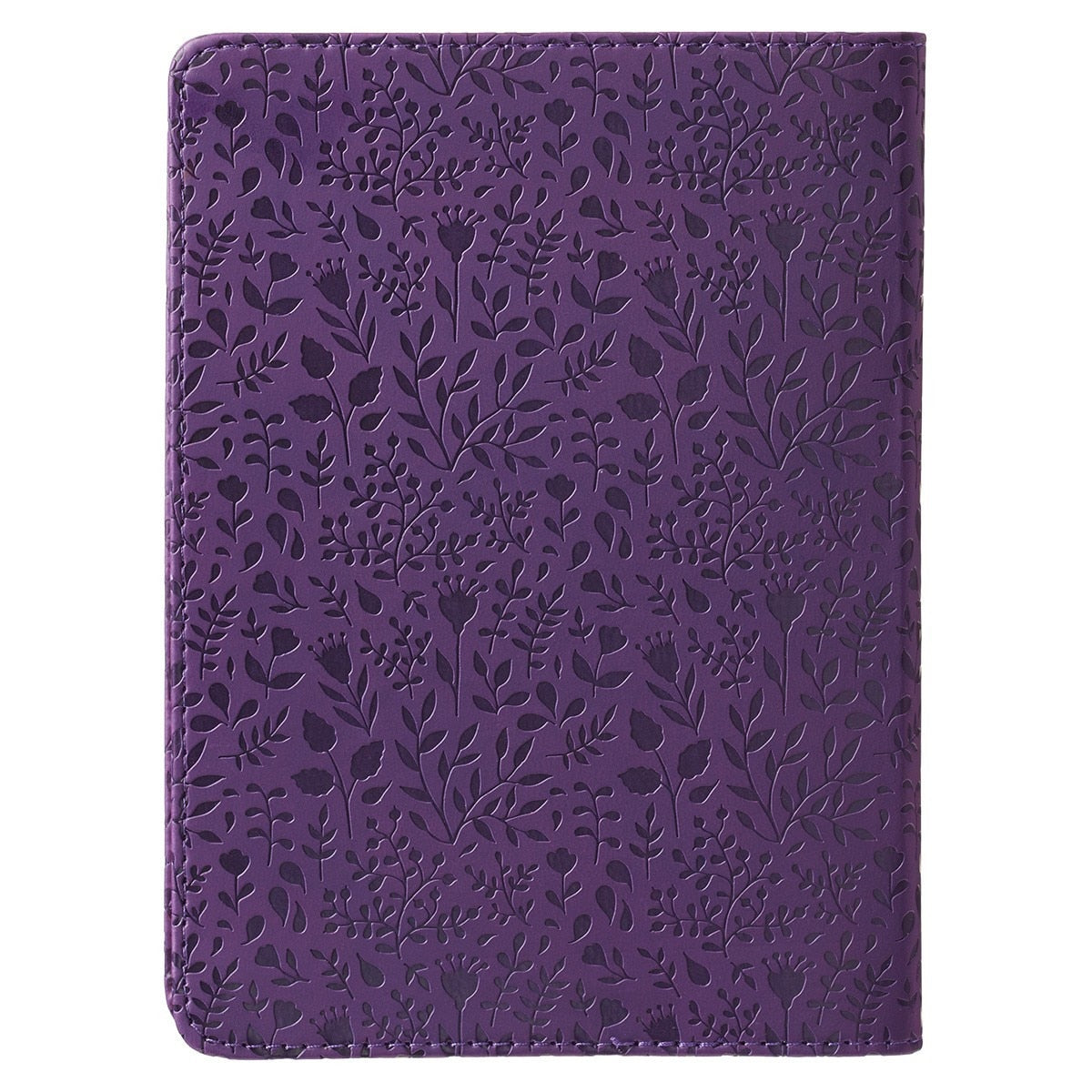 I Can Do All This Purple Handy-sized Faux Leather Journal - Philippians 4:13