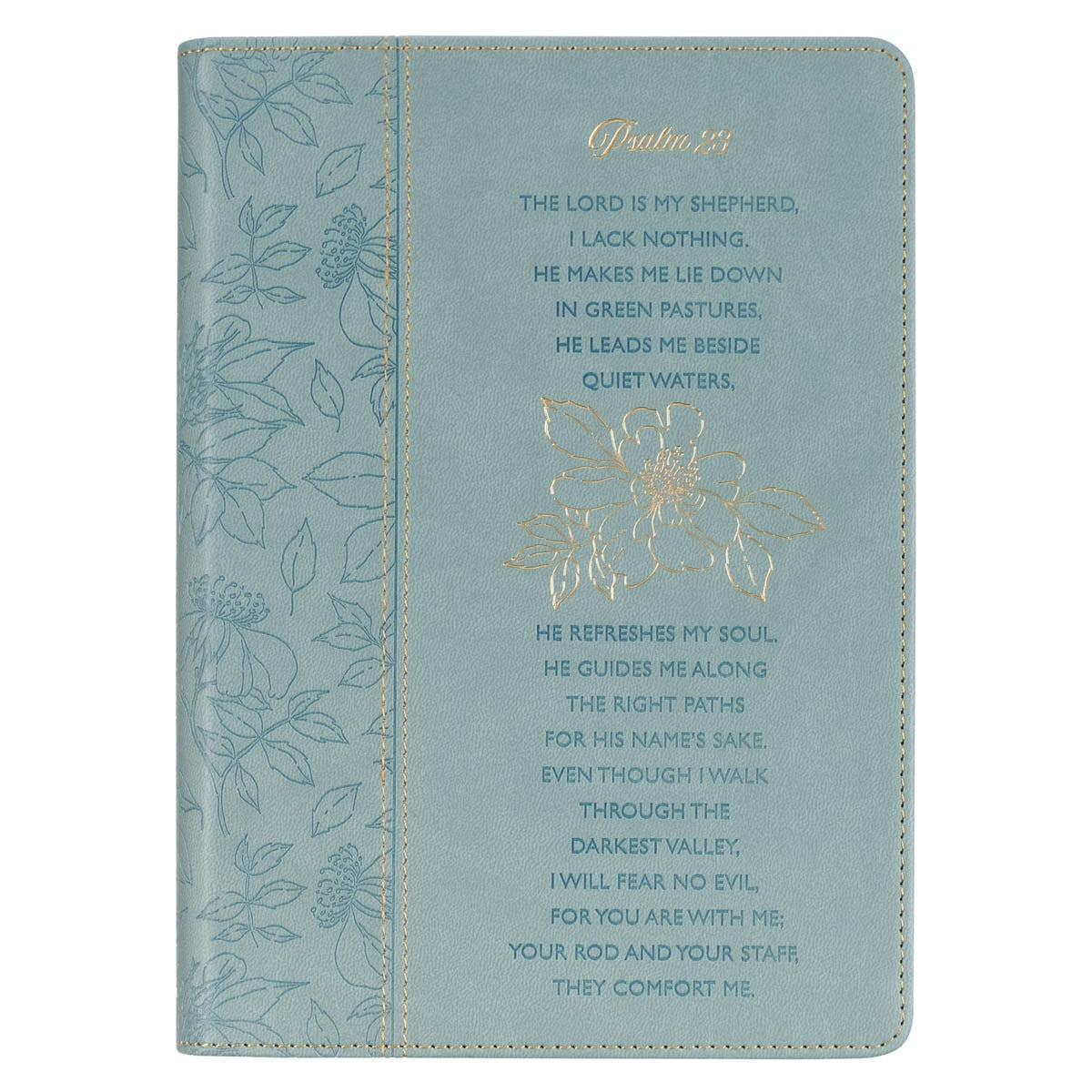 Psalm 23 Blue Faux Leather Classic Journal