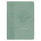 Faith Teal Floral Faux Leather Classic Journal
