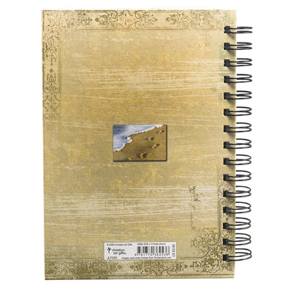 Footprints Large Hardcover Wirebound Journal