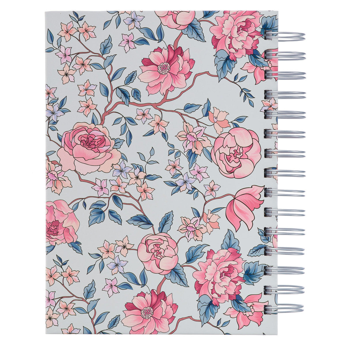 More Precious Than Rubies Pink Floral Wirebound Journal - Proverbs 5:13