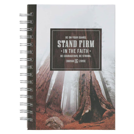 Stand Firm in the Faith Redwood Spiral Journal